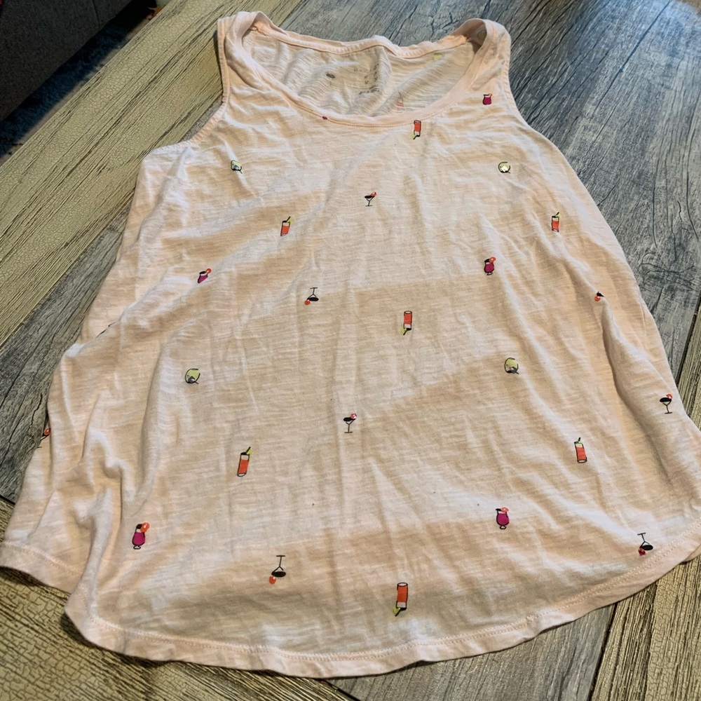 Light pink cocktail tank top